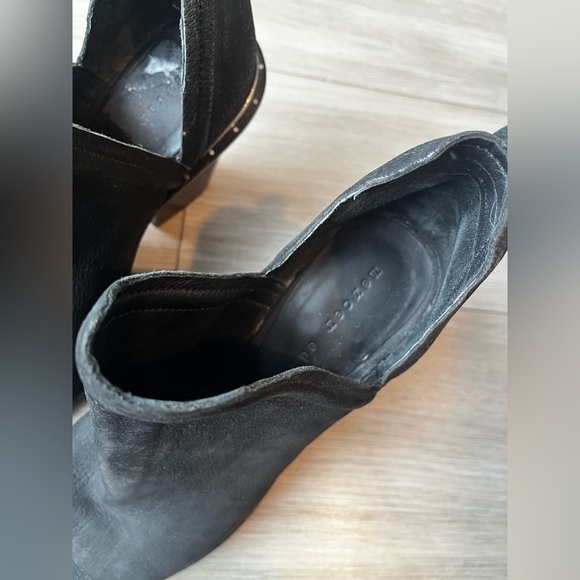 Anthropologie x Mercer Édit Cutout Peep Toe Booties - Picture 6 of 8